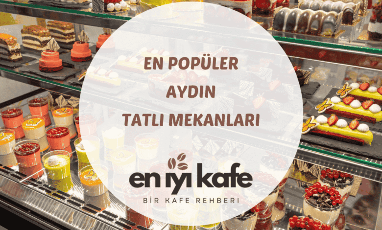 Aydın Efeler'de tezgâhta sıralanan tepsilerde fıstıklı baklava ve şöbiyet çeşitleri
