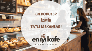 İzmir Konak'ta şambali dilimleri ve Alsancak tatlıcısında sütlü kadayıf servisi