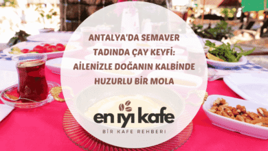 Antalya doğa içinde reşo çaydanlık ve odun ateşinde katmer Begonvil Plus